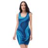 Absracr Art Designer Print Bodycon dress