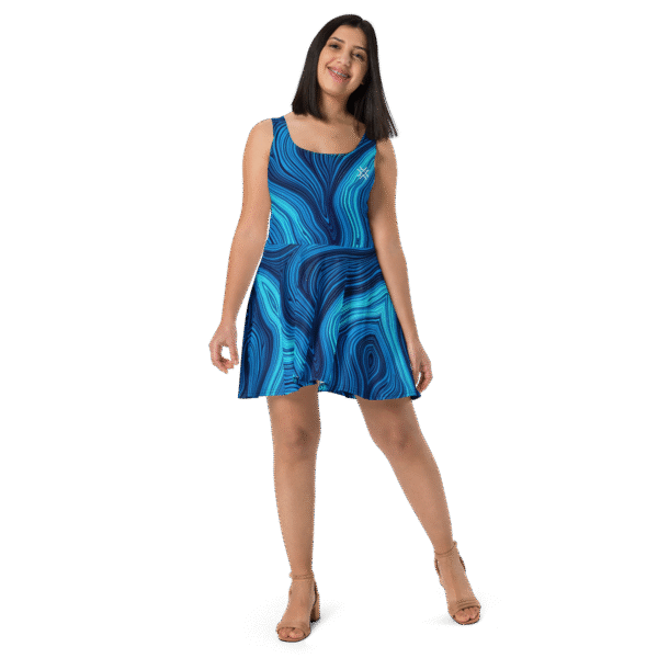 all-over-print-skater-dress-white-front-6853fb192c6e0.png Skater Designer Dress Blue